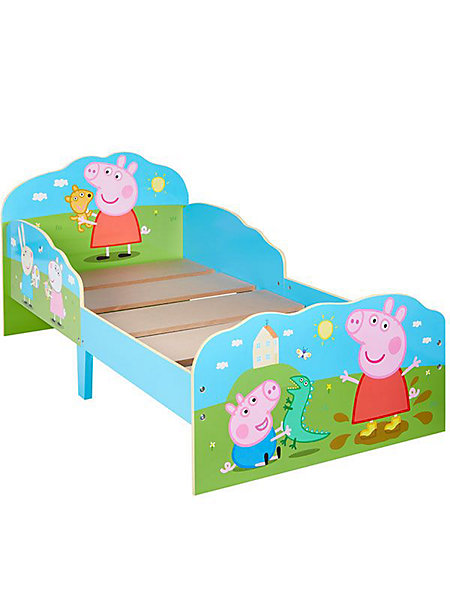 Peppa Pig Toddler Bed with Storage Peppa Pig Toddler Bed with Storage