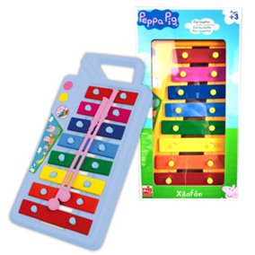 Peppa Pig Xylophone 8 tones Peppa Pig Kids Toys Children Easy-to-use