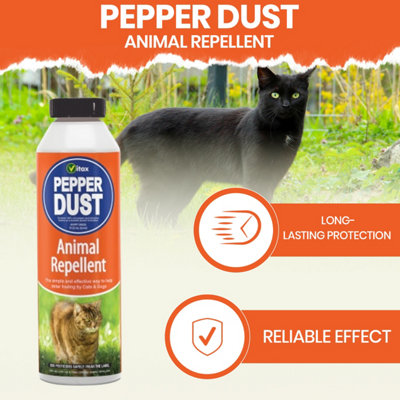 Pepper Dust 225g Pet Repellent for Gardens Paths and Patios Deters Cats ...