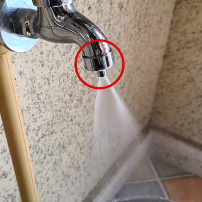 PEPTE 1/2 BSP Thread Handwash Aerator Nozzle Garden Tap Spray Ending Tools Cleaning - 3