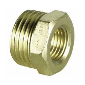 PEPTE 1/2x1/4 Inch Thread Reducer Male x Female Pipe Fittings Reduction