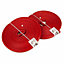 PEPTE 10 Meters of RED 18mm Extra Strong Pipe Foam Insulation Lagging Wrap 6mm Thick