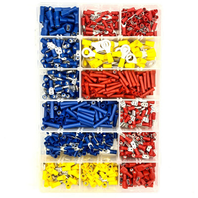 Blue 5mm Ring Crimp Terminal (Pack Of 100) | UKES