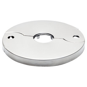 PEPTE 21mm (1/2") Split Two-Piece Collar Chrome Plated Steel Valve Hole Cover Tap Rose