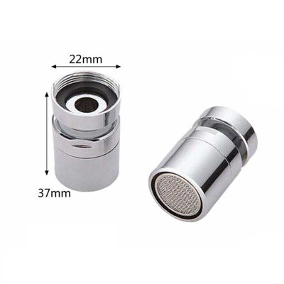PEPTE 22mm Female Adjustable Swivel Tap Nozzle Spout Aerator Strong Chromed Brass - 3