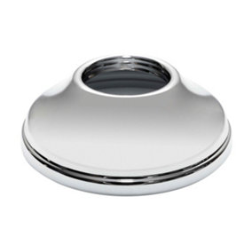 PEPTE 26mm (3/4") Retro Cone Shaped Collar Chrome Plated Steel Hole Cover Tap Rose