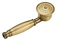 PEPTE Antique Brass Stylized Bath Shower Head Bathroom Decorative Replacement