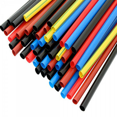 64-Piece Heat Shrink Tubing Kit - 8 Colors, 2:1 Shrink Ratio, For Wires 1-40 AWG 4 thumbnail image