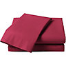 Percale Fitted Valance Berry (King)