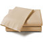 Percale Natural Pack of Two Envelope End 180 Thread Count Pillowcases