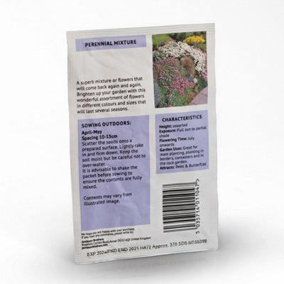 Perennial Mixture Flower Seeds (Approx. 370 seeds) by Jamieson Brothers - 3