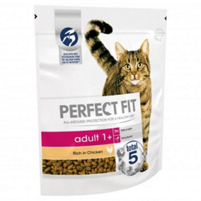 Perfect Fit Advanced Nutrition Adult Dry Cat Food Chicken 750g (Pack of 4)