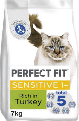 Perfect Fit Cat Dry Sensitive 1+ Turkey 7kg