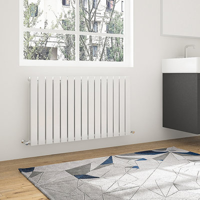 Perfect Sanitary Rads 600x1020mm Double White Flat Panel Tall Heating UK