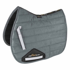 Performance Comfort Suede Horse Saddlepad Grey (15in - 16.5in)