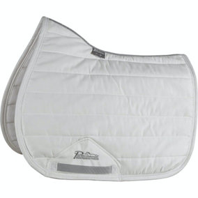Performance Comfort Suede Horse Saddlepad White (15in - 16.5in)