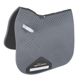 Performance Dressage Horse Saddlecloth Grey (17in - 18in)