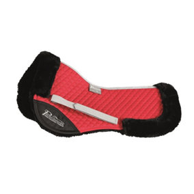 Performance Horse Half Pad Deep Red (15in - 16.5in)