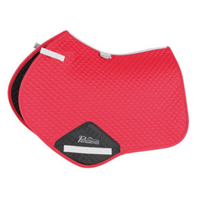 Performance Jump Horse Saddlecloth Deep Red (15in - 16.5in)