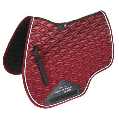 Performance Luxe Euro Cut Horse Saddlecloth Red (15in - 16.5in) Price Comparisons | Compare The Build