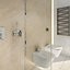 Pergammon Marble Shower Panel - 2.4m x 1m - Floors To Walls
