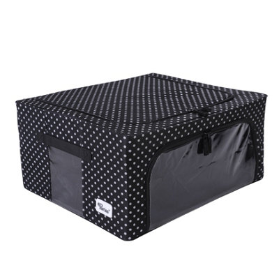 Periea Beau Folding Collapsible Stackable Fabric Home Storage Boxes ...