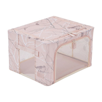 Periea Beau Folding Collapsible Stackable Fabric Home Storage Boxes ...