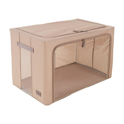 Periea Beau Folding Collapsible Stackable Fabric Home Storage Boxes ...