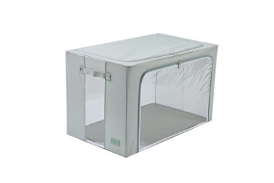 Periea Beau Folding Collapsible Stackable Fabric Home Storage Boxes ...