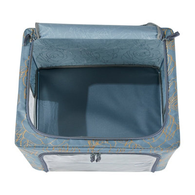 Periea Beau Folding Collapsible Stackable Fabric Home Storage Boxes ...