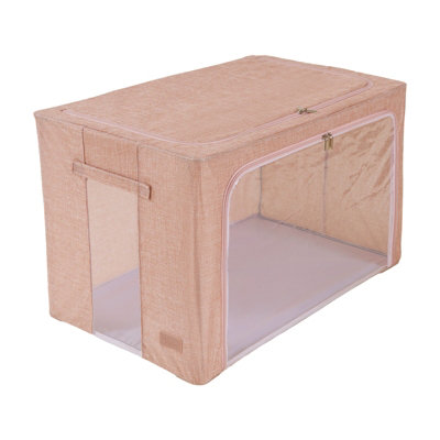 Periea Beau Folding Collapsible Stackable Fabric Home Storage Boxes ...