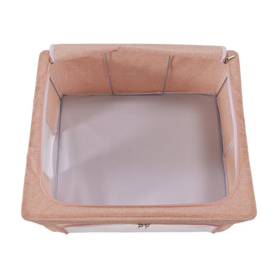 Periea Beau Folding Collapsible Stackable Fabric Home Storage Boxes ...