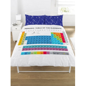 Periodic Table Double Duvet Cover and Pillowcase Set