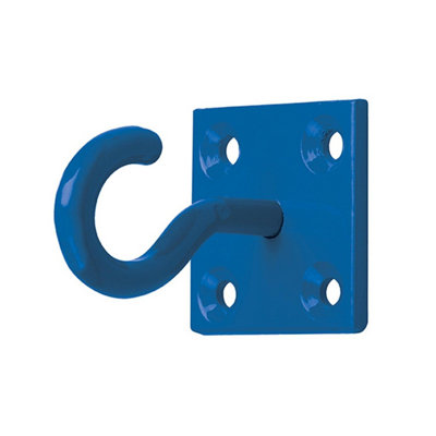 Perry Equestrian Chain Hook on Plate (Pack Of 2) Blue (One Size) Price Comparisons | Compare The Build