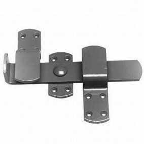 Perry Equestrian Kickover Stable Latches Galvanised (One Size)