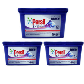 Persil 3 in 1 Capsules Active Clean Professional 38 (Pack Of 3)