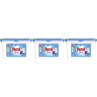 Persil 3 in 1 Non Bio Capsules, 15 Washes (Pack of 3)