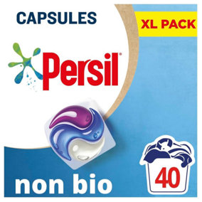Persil 3 In 1 Non Bio Washing Laundry Capsules 40 Washes
