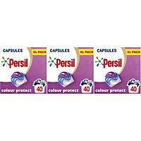 Persil 3in1 Colour Protect Washing Capsules Cold Washes 40W Pack of 3