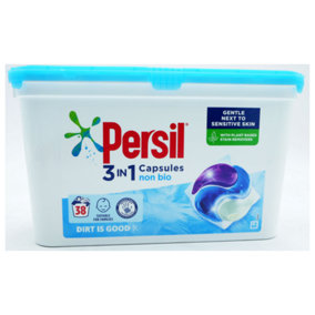 Persil 3in1 Non Bio Washing Capsules 38 Wash