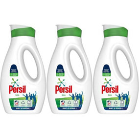 Persil Bio Laundry Washing Liquid Detergent, 24 Washes, 648ml (Pack of 3)