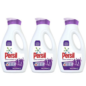 Persil Colour Laundry Washing Liquid Detergent 38 W 1.026L x 3
