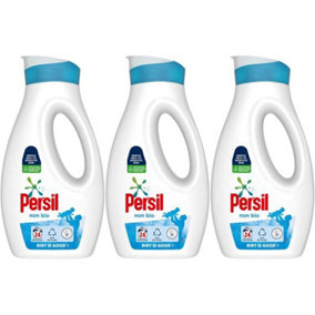 Persil Non Bio Laundry Washing Liquid Detergent, 24 Washes, 648ml (Pack of 3)