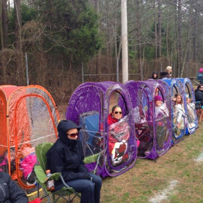 Personal Pop-up Weather Shelter Pod / Spectator Tent / Fishing