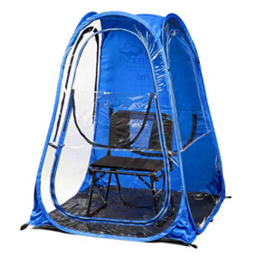 Personal Pop-up Weather Shelter Pod / Spectator Tent / Fishing Shelter - Royal Blue XL