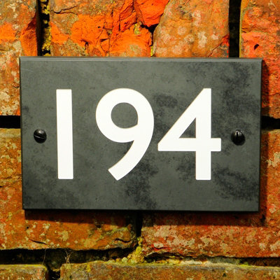 Personalised Engraved Slate House Sign 30cm x 20cm