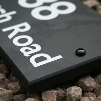 Personalised Engraved Slate House Sign 30cm x 20cm