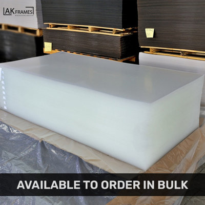 Perspex 100x90CM Clear Acrylic Plexiglass Sheet 1mm Transparent Sheet