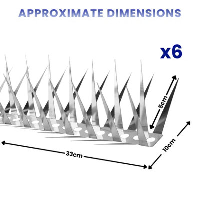 Pest Deterrent Spikes with Accessories
