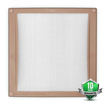 Pest Proofing Air Brick Cover by MouseMesh Large Buff 255mm(W) x 255mm(H) DIY at B&Q